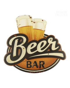 FRAUKE tablica Beer Bar pisana Š33 cm